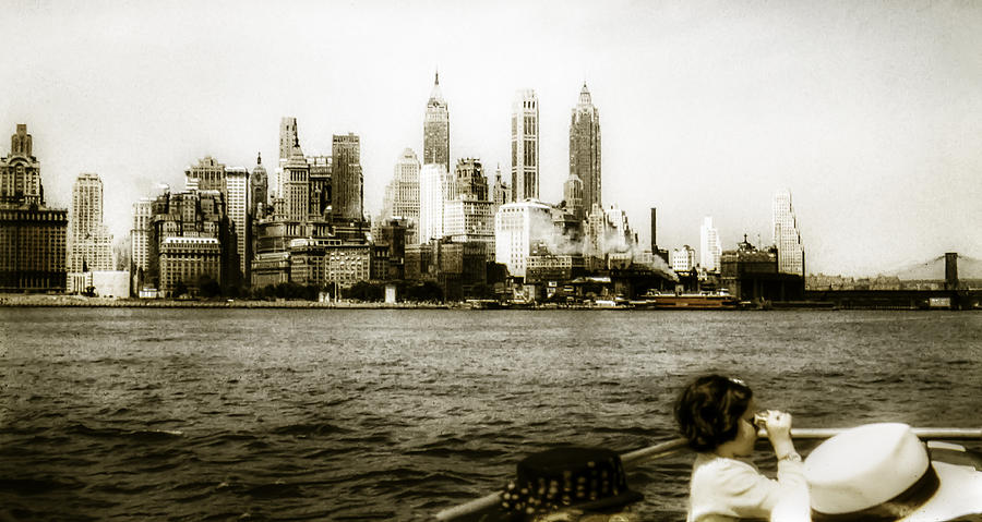 1950s Lower Manhattan Ny Photograph