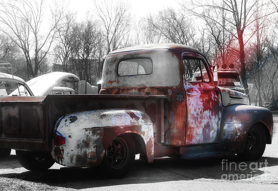 Truck Photograph - 1950s Truck Patina by Steven Digman Truck Photograph - 1950s Truck Patina by Steven Digman