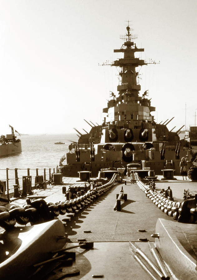 1950s USS Missouri Photograph by Marilyn Hunt