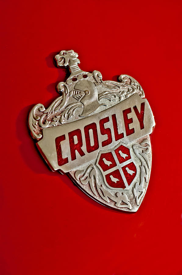 1951 Crosley Hood Emblem Photograph by Jill Reger