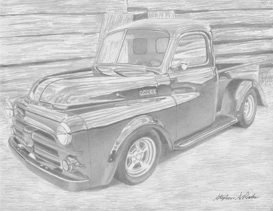 ram truck drawing