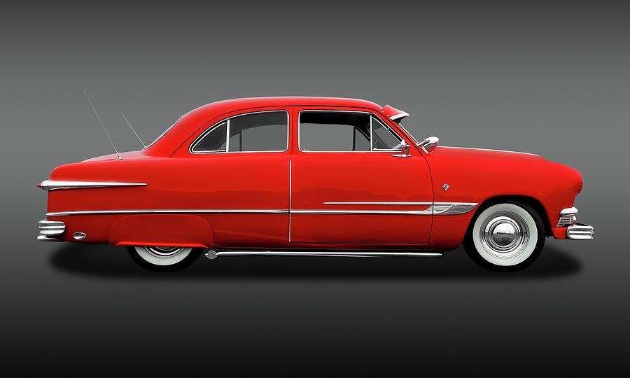 1951 Ford Tudor Sedan  -  1951FORDTUDORSEDFA9445 Photograph by Frank J Benz