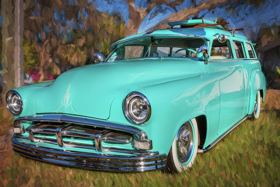 1951 Plymouth Suburban 2 door Station Wagon 001 Photograph by Rich Franco