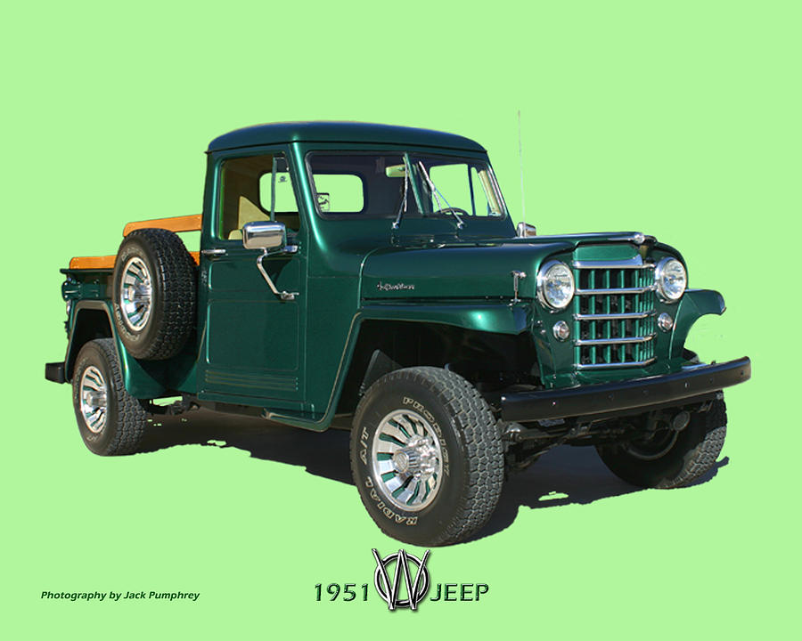  Willys Jeep Pick up truck Photograph by Jack Pumphrey