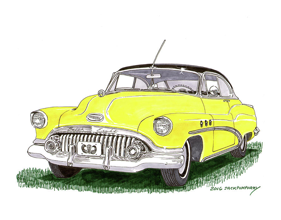 1952 Buick Special Painting by Jack Pumphrey