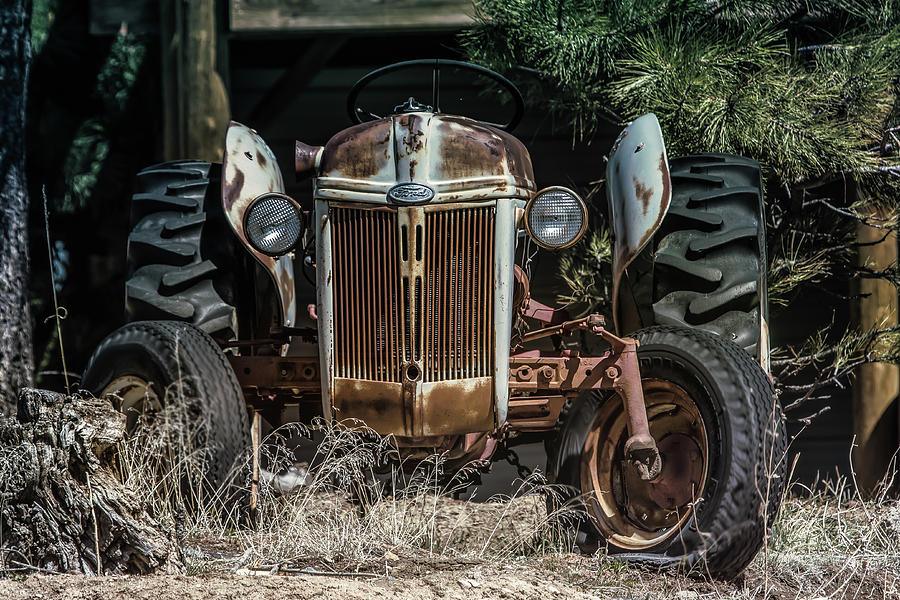 1952 Ford Tractor Photograph by Dawn Key