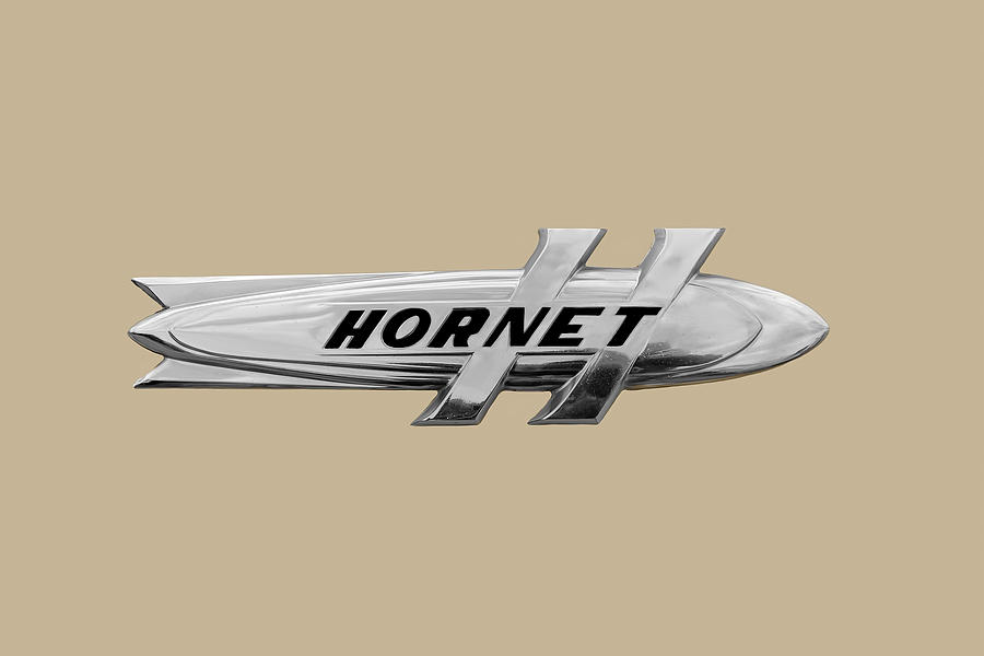1952 Hudson Hornet Trunk Badge/Emblem  Photograph by Frank J Benz