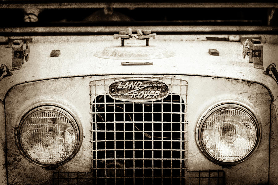 1952 Land Rover 80 Grille -0988s1 Photograph by Jill Reger