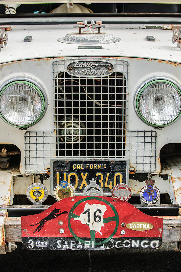 1952 Land Rover 80 Grille -1003c Photograph by Jill Reger
