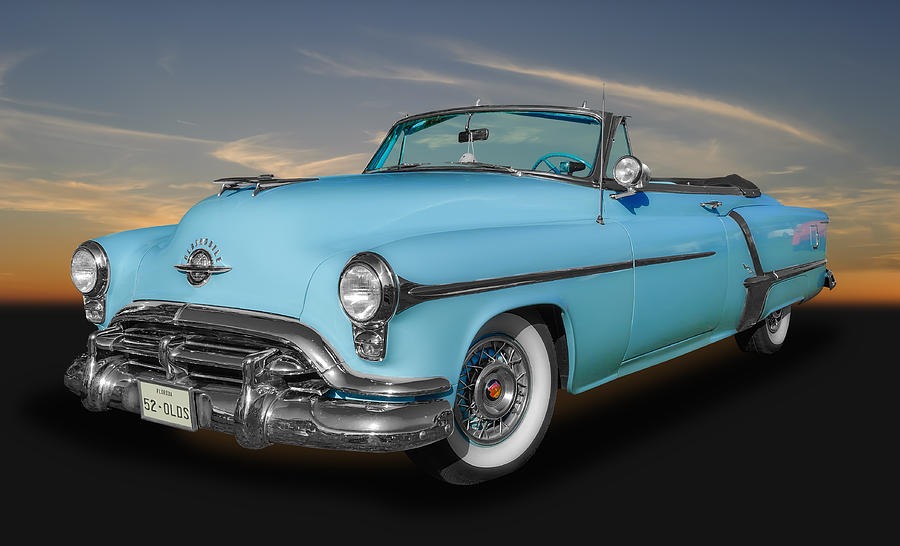 1952 Oldsmobile 98 Convertible Photograph by Frank J Benz