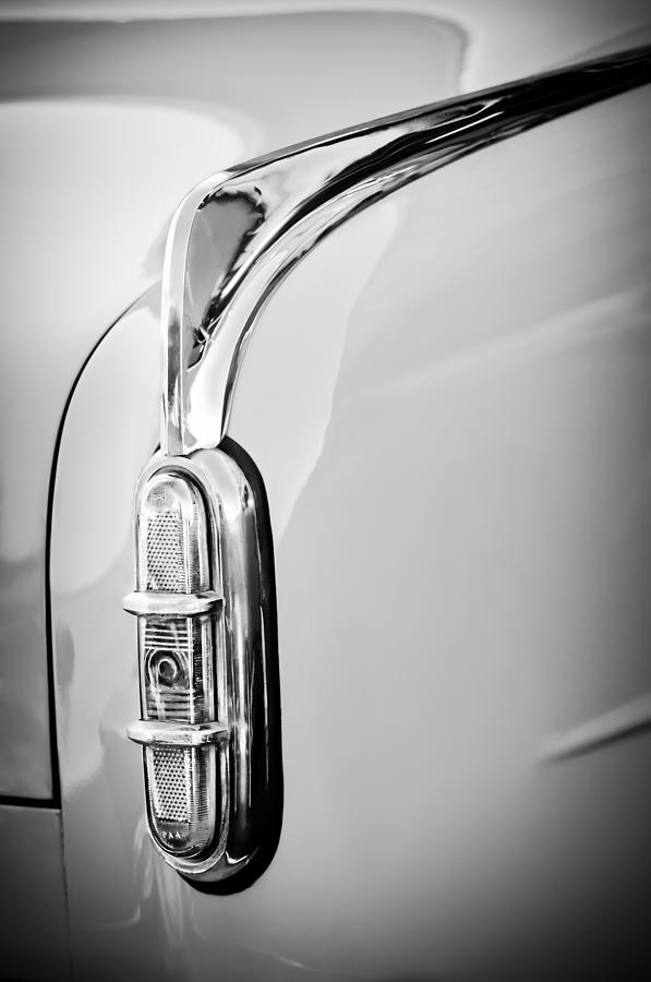 1952 Packard 200 Sedan Taillight -1173bw Photograph by Jill Reger