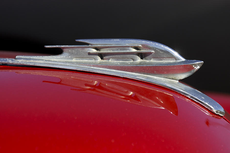 1952 Plymouth Cambridge Hood Ornament Photograph by Jill Reger - Fine ...