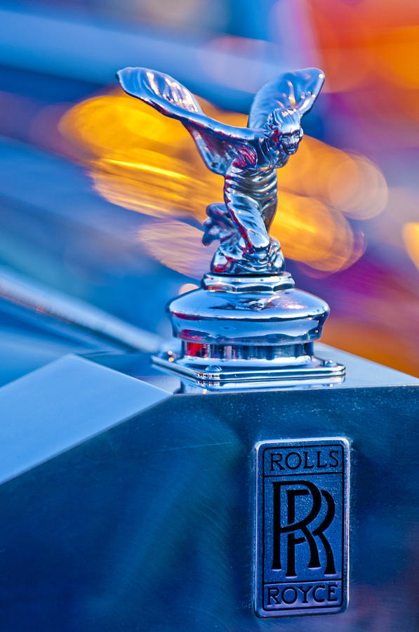 Transportation Photograph - 1952 Rolls-Royce Silver Wraith Hood Ornament by Jill Reger
