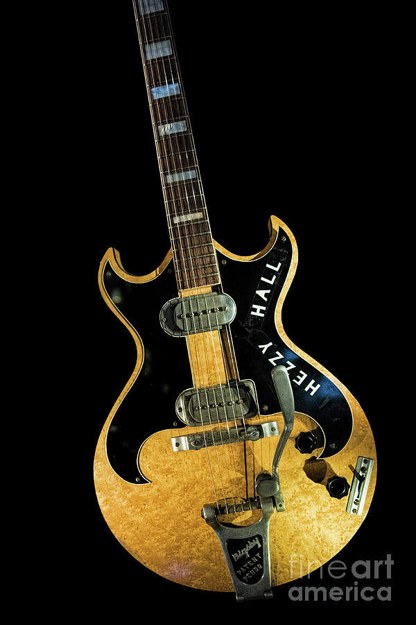 1953 Bigsby Hezzy Hall Guitar Photograph by David Oppenheimer