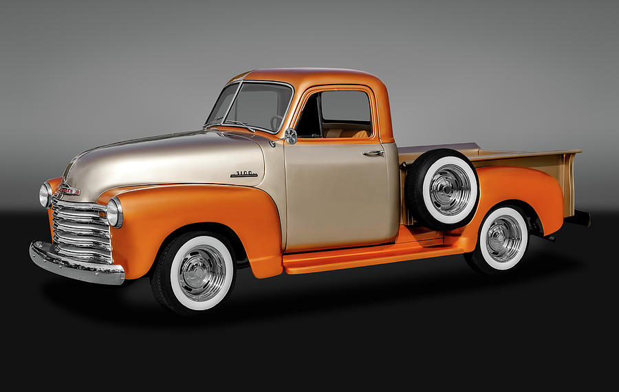 1953 Chevrolet 3100 Series Pickup Truck   -   19533100chevytrkgry170680 Photograph by Frank J Benz
