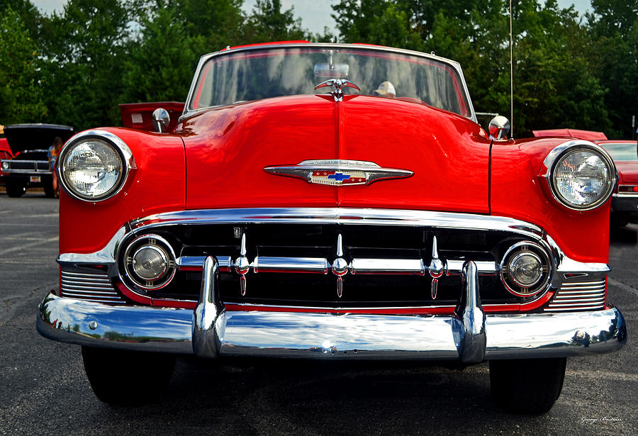 Automobile Photograph - 1953 Chevrolet - Bel-Air 001 by George Bostian