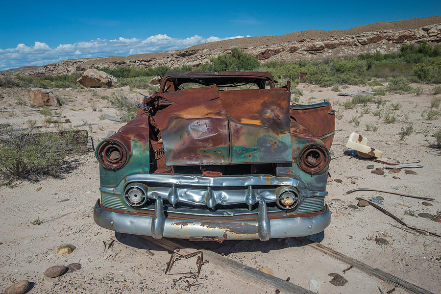 1953 Chevrolet Bel Air #5 Time Gone To Rust Photograph by Matthew Lit