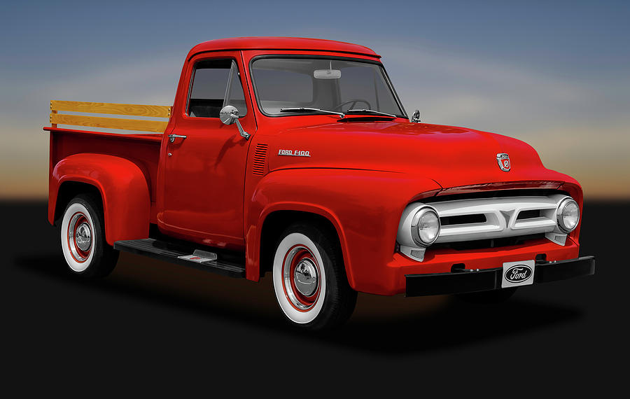 1953 Ford F 100 Pickup Truck 1953fordf100pickup170472 Photograph By