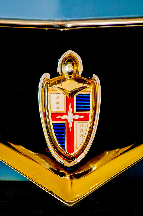 1953 Lincoln Capri Emblem Photograph by Jill Reger