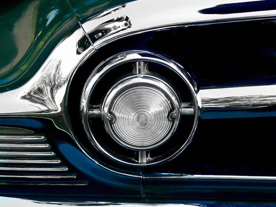 1953Chevy 210 Grille Light Photograph by Kathy K McClellan