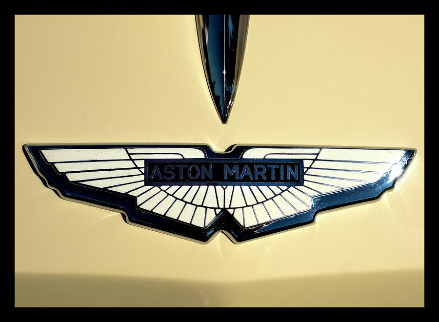 1954 Aston Martin Emblem Photograph by Doug Matthews