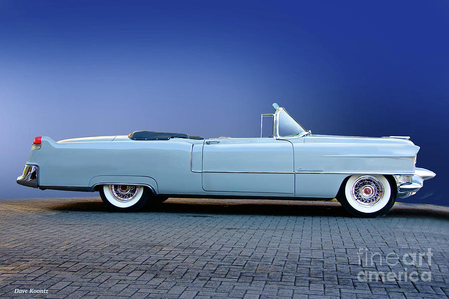 1954 Cadillac Eldorado Convertible In Profile Photograph by Dave Koontz
