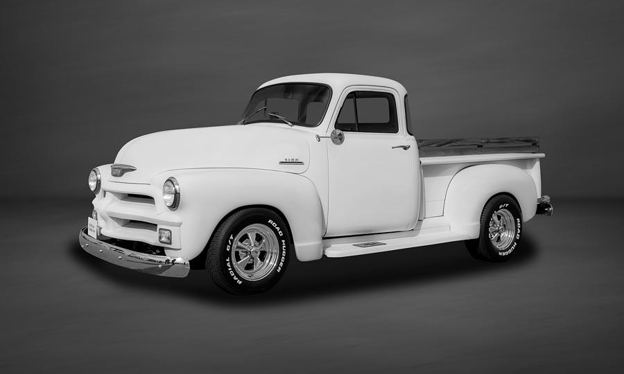1954 Chevrolet 3100 Series Pickup Truck  -  54CHTMBW77 Photograph by Frank J Benz
