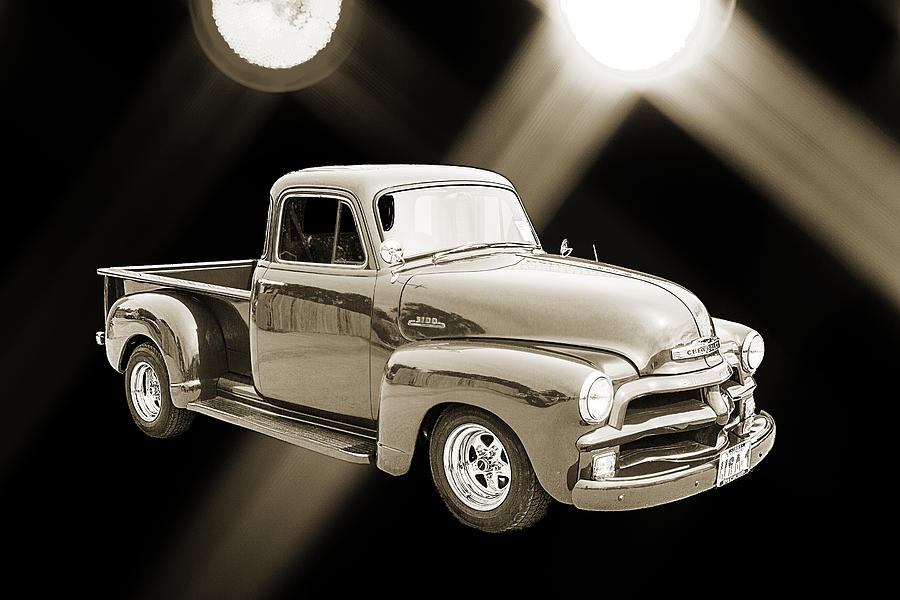 1954 Chevrolet Pickup Classic Car Photograph 6734.01 Photograph by M K Miller