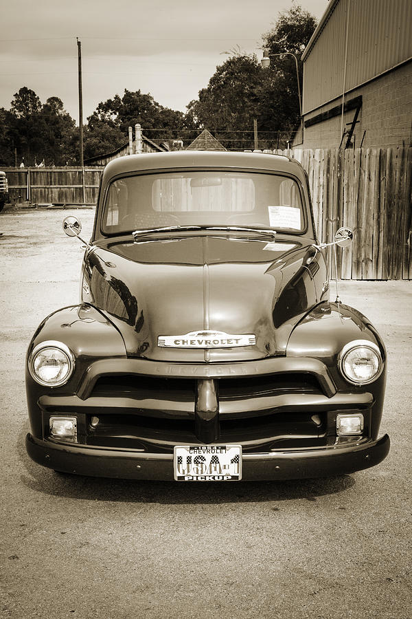 1954 Chevrolet Pickup Classic Car Photograph 6738.01 Photograph by M K Miller