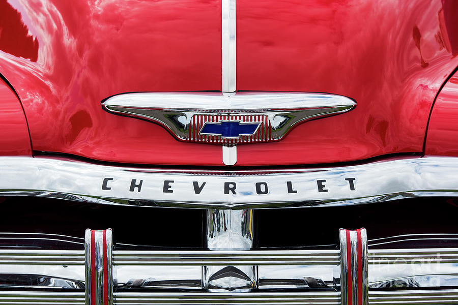 1954 Red Chevrolet Pickup Photograph by Tim Gainey