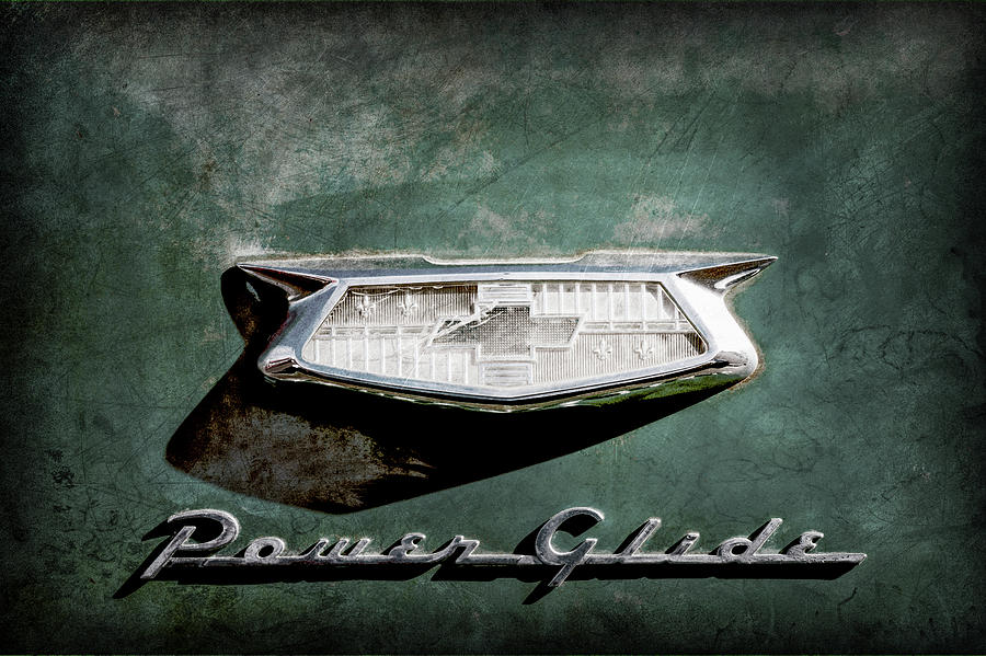 1954 Chevrolet Power Glide Emblem -0156ac Photograph by Jill Reger