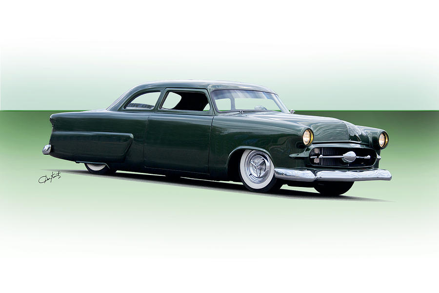1954 Ford customline coupe #8