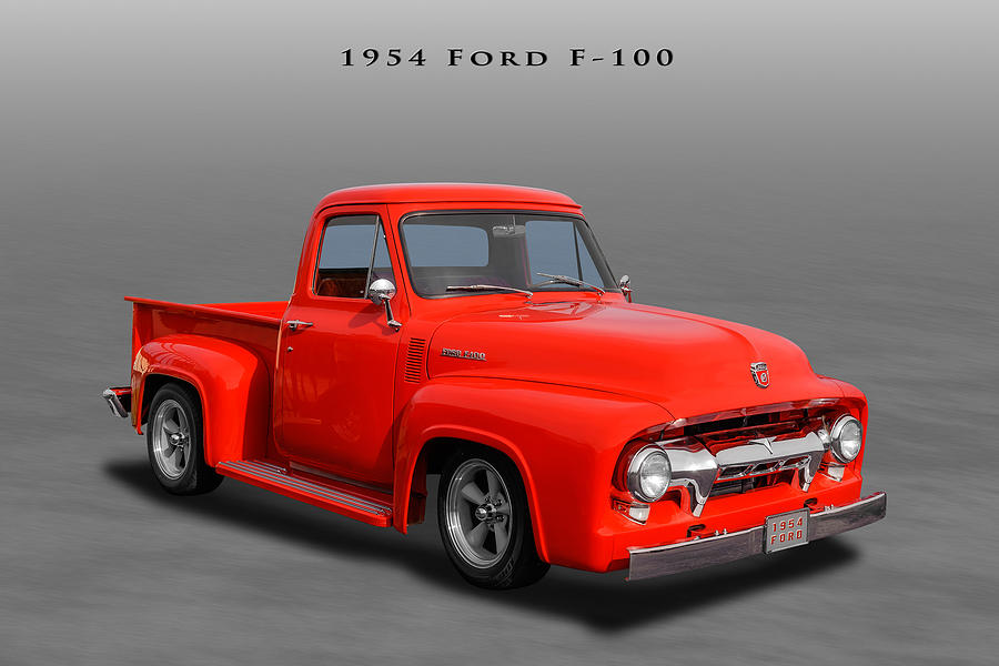 1954 Ford F-100 Pickup Truck Photograph by Frank J Benz