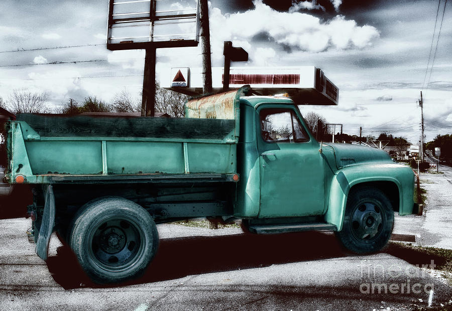 Trucks Photograph - 1954 Ford F500 by Steven Digman Trucks Photograph - 1954 Ford F500 by Steven Digman
