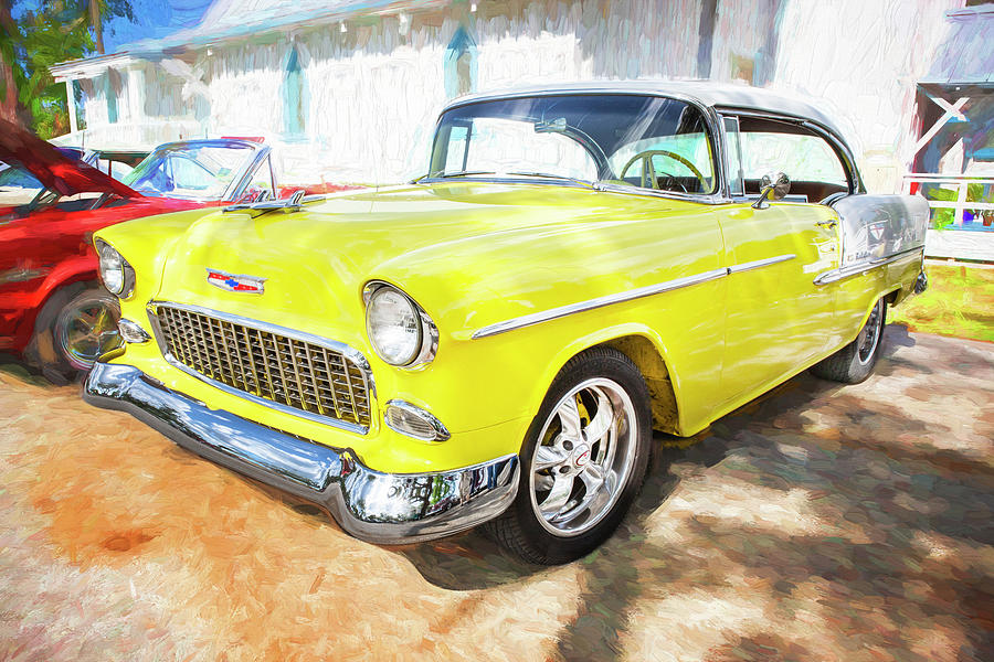 1955 Chevrolet Bel Air 002 Photograph by Rich Franco