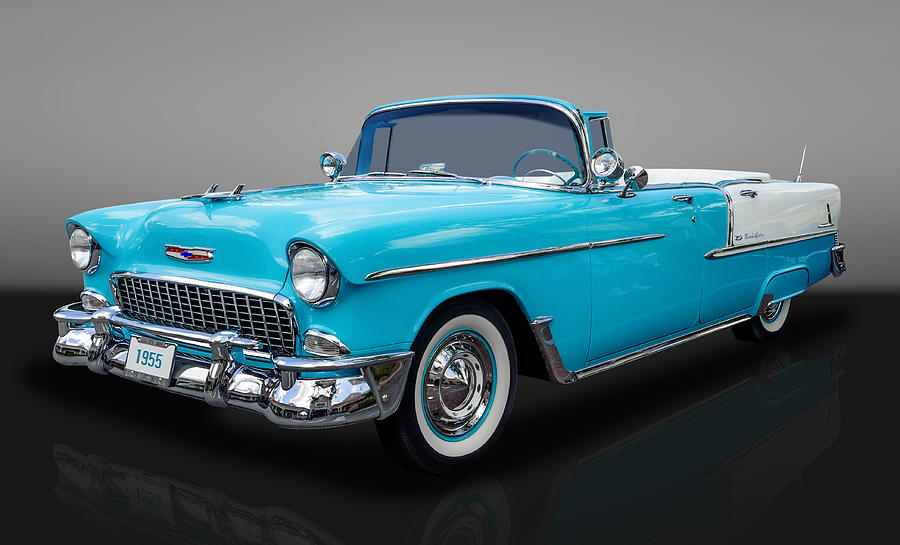1955 Chevrolet Bel Air Convertible Photograph By Frank J Benz
