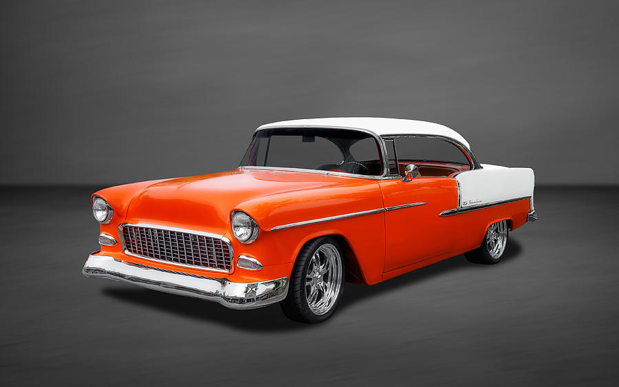 1955 Chevrolet Bel Air Sport Coupe - Newman Chassis - 2 Photograph by ...