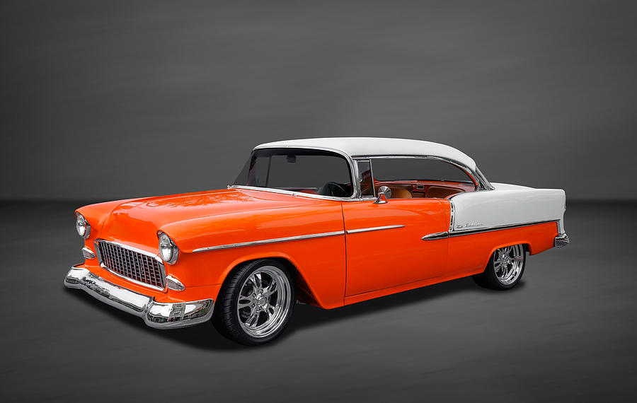 1955 Chevrolet Bel Air Sport Coupe - Newman Chassis - 1 Photograph by ...