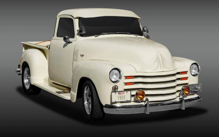 1955 Chevrolet Series 3100 Pickup Truck   -  1955chevytrk3100fa172098 Photograph by Frank J Benz