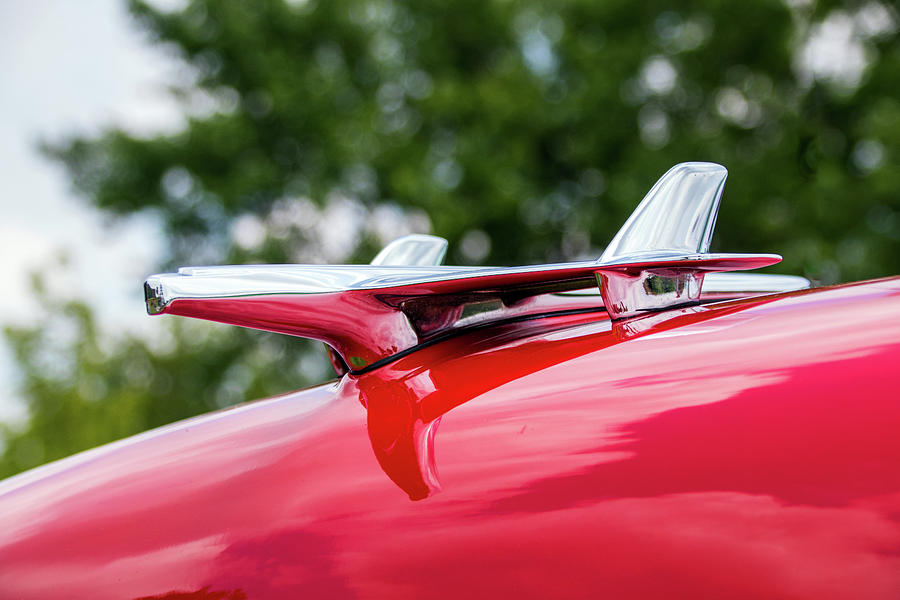 1955 Chevy Hood Ornament Photograph by Ira Marcus