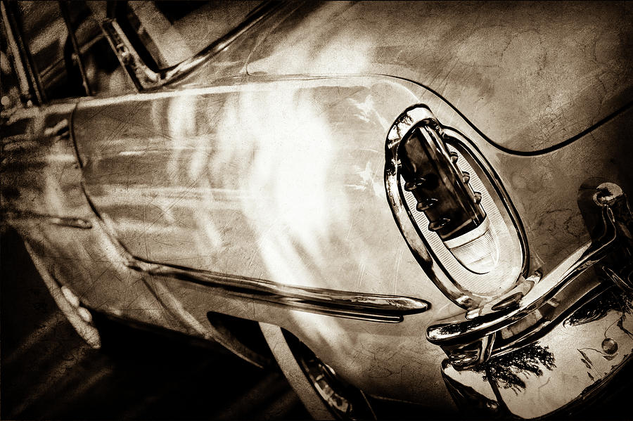 1955 Mercury Monterey Taillight -0351s Photograph by Jill Reger