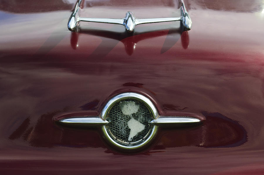 1955 Oldsmobile Holiday 88 Hood Ornament Photograph by Jill Reger