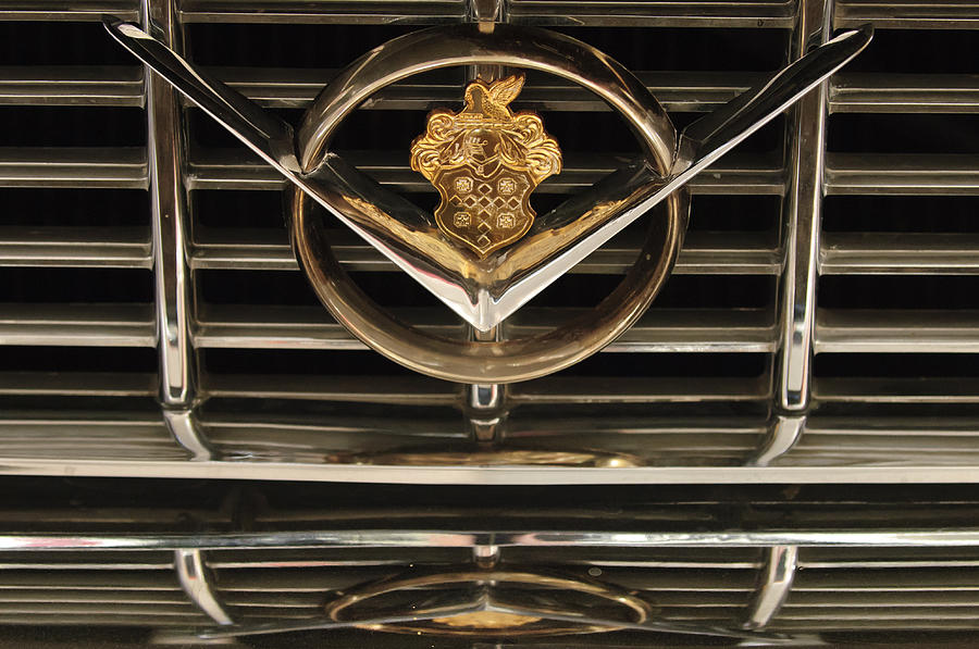 Transportation Photograph - 1955 Packard Hood Ornament Emblem by Jill Reger