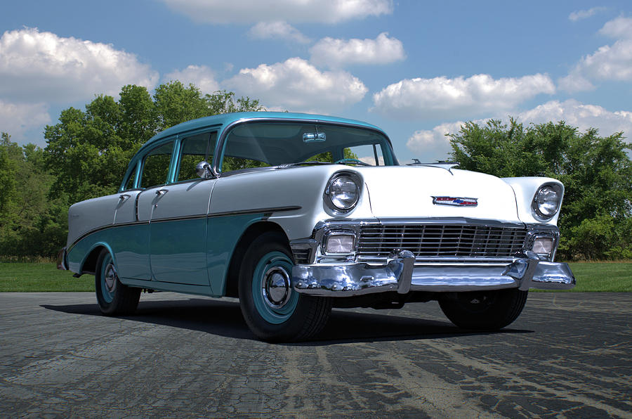 1956 Chevrolet 4 Door Photograph by Tim McCullough