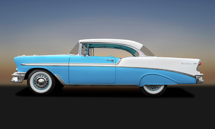 1956 Chevrolet Bel Air Sport Coupe  -  56chevybelairsportcoupe138171 Photograph by Frank J Benz