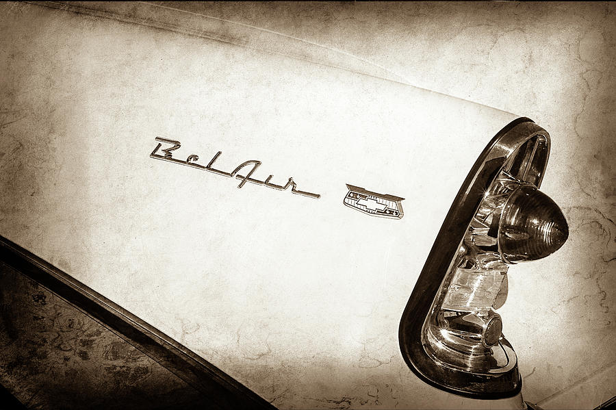 1956 Chevrolet Bel Air Taillight -038s Photograph by Jill Reger