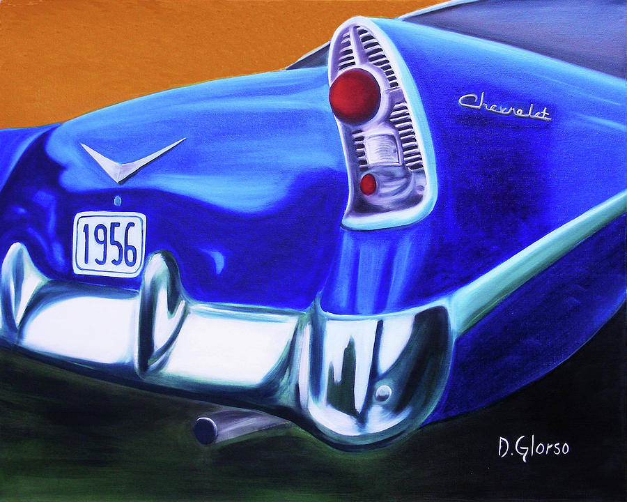 1956 Chevy Painting by Dean Glorso