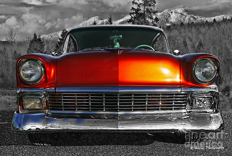 1956 Chevy Front End Abstract Photograph