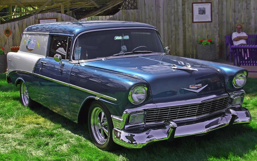 1956 Chevy Sedan Delivery Photograph by Hugh Carino - Pixels