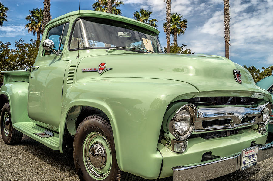 1956 Ford F-100 Pickup Photograph by Steve Benefiel